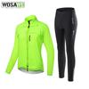 Wosawe Женская одежда для велоспорта, мягкая куртка для велоспорта, ветрозащитная велосипедная ветровка, эластичные длинные брюки для верховой езды с 3D гелевыми подушечками