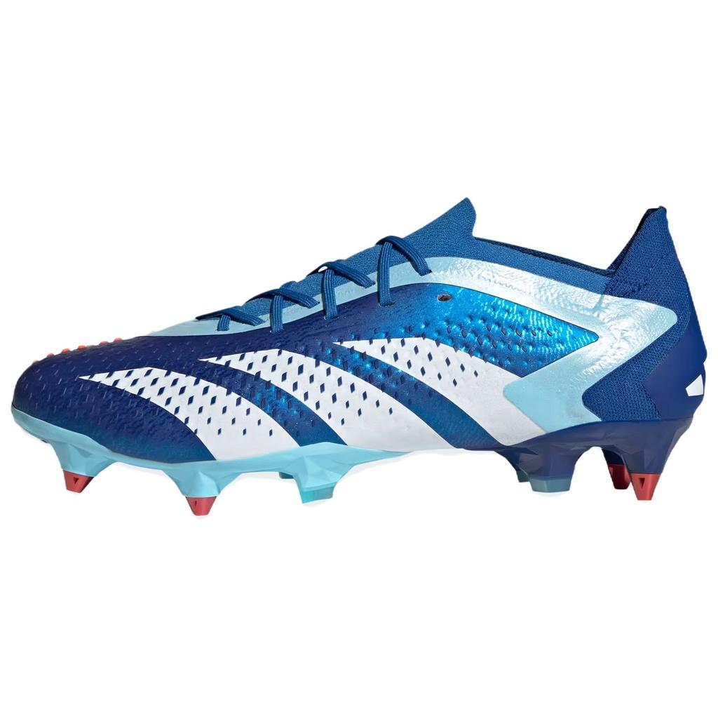 Adidas Predator Accuracy.1 Soft Comfortable Non-Slip Lightweight Soccer Shoes Unisex Soccer Shoes Blue White IF2291