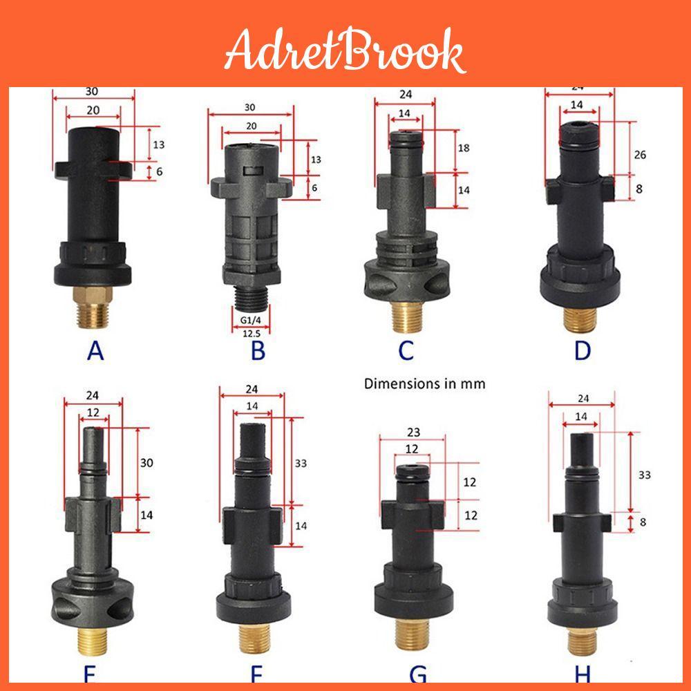 Connector Quick Pressure Washer G14 Spray Torch Nozzle External Thread Adapter Foam Generator Fitting For Karcher High Pressure