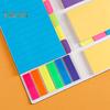 Scratch Pad Shell Vibrant Color Sticky Notes Water-Based Adhesive Reusable Bright Color Memo Pad Office Supplies