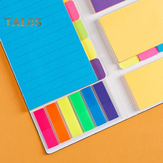 Scratch Pad Shell Vibrant Color Sticky Notes Water-Based Adhesive Reusable Bright Color Memo Pad Office Supplies