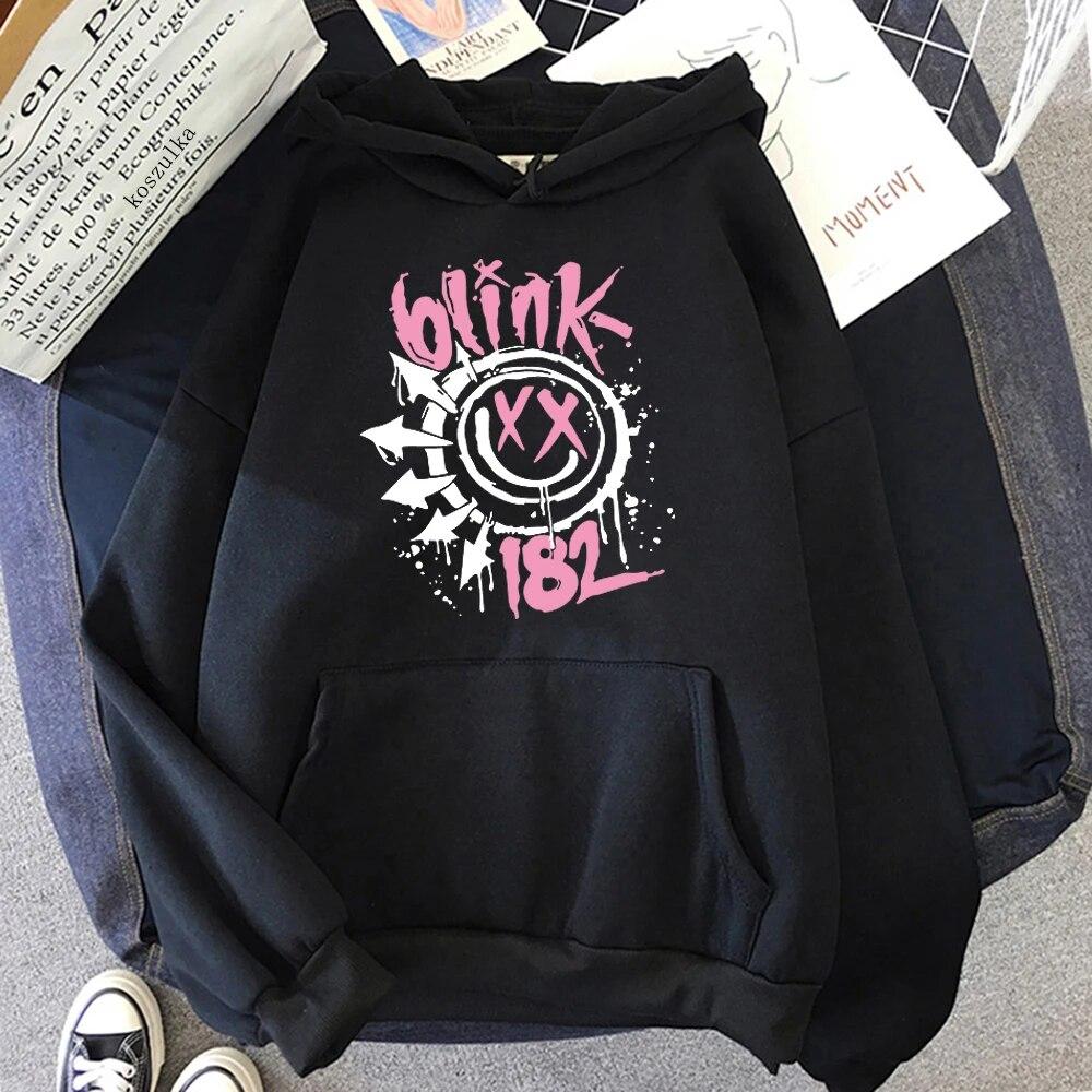Толстовка Blink 182 для женщин/мужчин, эстетические толстовки с рисунком в стиле Харадзюку, унисекс, осень-зима, повседневные винтажные пуловеры, толстовки, одежда унисекс