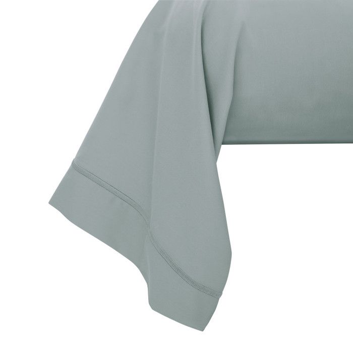 Taie de traversin "Prestige" 100% Satin de coton Peigné 120 fils /cm² Coton Pur - 45x185 - Prestige Céladon