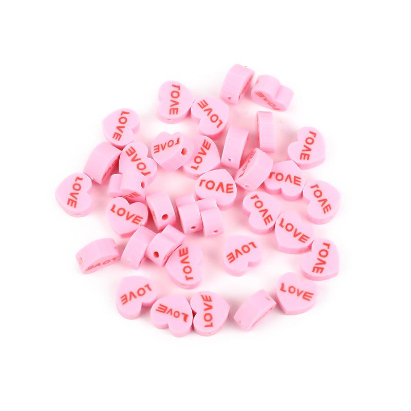 Diy Polymer Clay Soft Ceramic Beads, Round Soft Ceramic Beads Handmade Jewelry Accessories