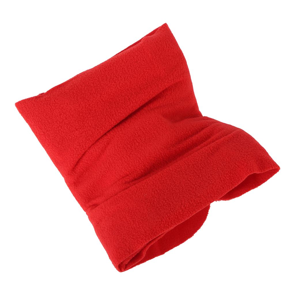 Подушка для путешествий Портативная Супермягкая Поддержка шеи Подушка для путешествий Подушка для сна в офисе для самолета автомобиля Красная