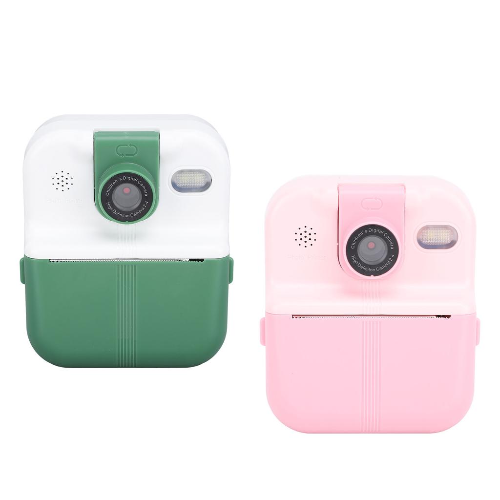Camera Instant Print 2.4 Inch IPS Screen Selfie Digital Camera with 1080P Videos Portable Travel Cam
