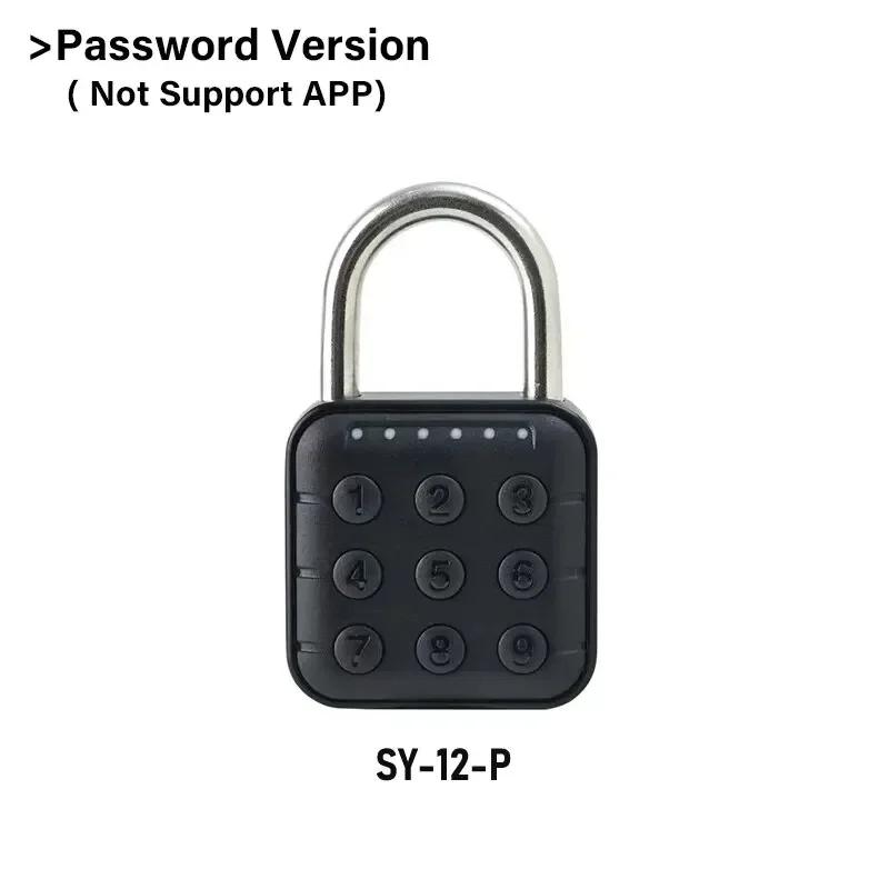 Электронный замок Tuya Bluetooth Fingerprint Padlock Цифровой замок для багажа APP Временный пароль Удаленно IP67 Декомпрессионные игрушки