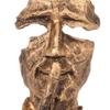 17 x 7.5 x 6cm Silence Is Gold Statue Antique Finish Silence Is Gold Figurine  Home Decor