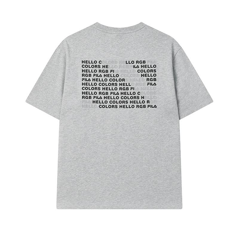 FILA T Shirt Unisex Medium Heather Gray F51M529110FMG