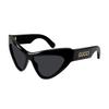 Trendy Elegant Plate Frame Butterfly Sunglasses Women's Black