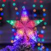 LED Christmas Tree Topper Star Glowing Xmas Atmosphere  Light  Bar