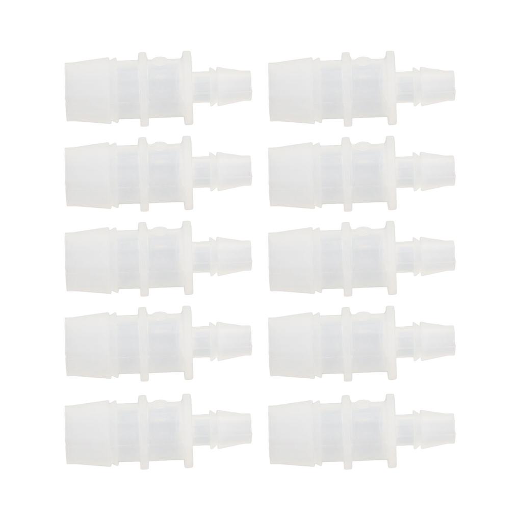 10Pcs Hose Barb Reducer Fitting PP Aquarium Air Pump Adapter for Silicone Tube Connection 7.9 15.8