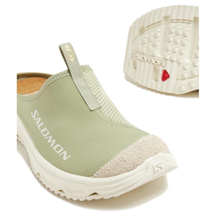 SALOMON RX Slide 3.0 Suede Tea Golden Fleece Men Sneakers Green Alfalfa L47431600