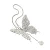 Diamond Butterfly Pendant Car Rearview Mirror View Mirror Hanging Pendant Quality Bag Pendant  Car
