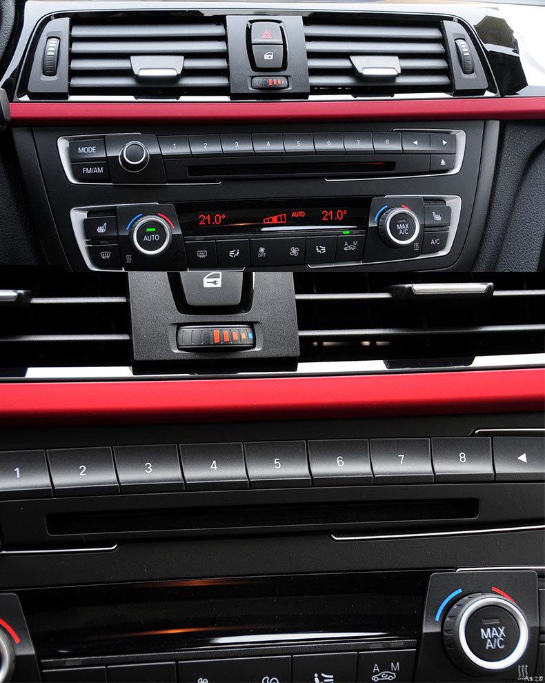 Блок управления климатом BMW 3 серии F30/F35: Кнопки кондиционера, CD, подогрева сидений и регулировки громкости