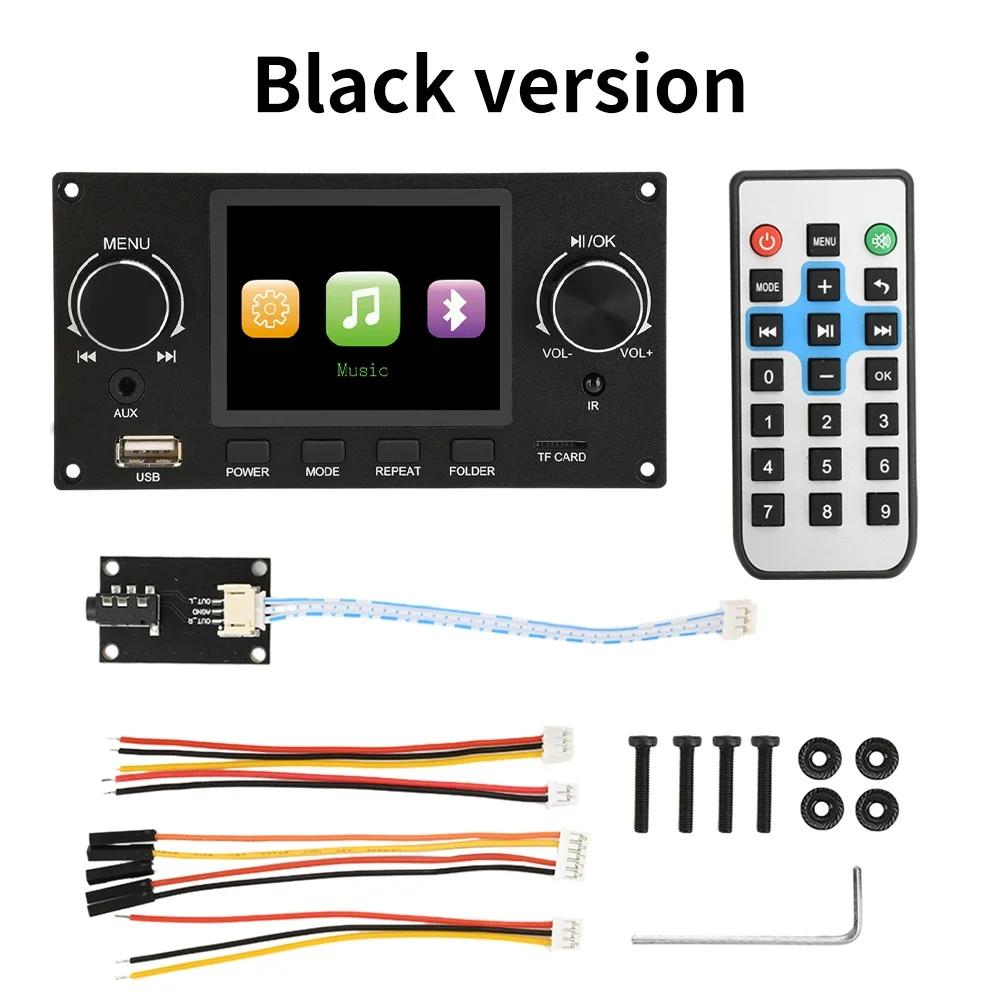 2.8-inch TFT Amplifier Bluetooth DC 4.5-5.0V 5W MP3 Decoder Board Car Audio USB TF FM Radio Module MP3 Player Color Screen