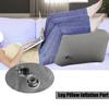 PVC Relaxing Feet Supplies Lightweight Inflatable Foot Rest Cushion Leg Pillow Knee Support Portable For Home Office