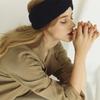 Evance [handmade] Momo Knit Bandana_black
