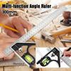 Горизонтальный Инженерный Плотницкий Комбинированный Угломер Угольник Измерительный Инструмент Прямоугольный Угольник