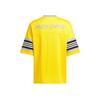 adidas FW24 Удобная мягкая футболка с коротким рукавом унисекс-топы темно-желтого цвета IY7390