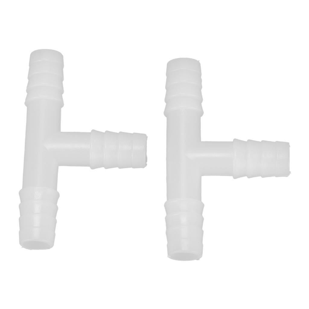 10mm Aquarium Airline Tubing Connectors Transparent Plastic Fish Tank Water Pipe Joint for Gardens