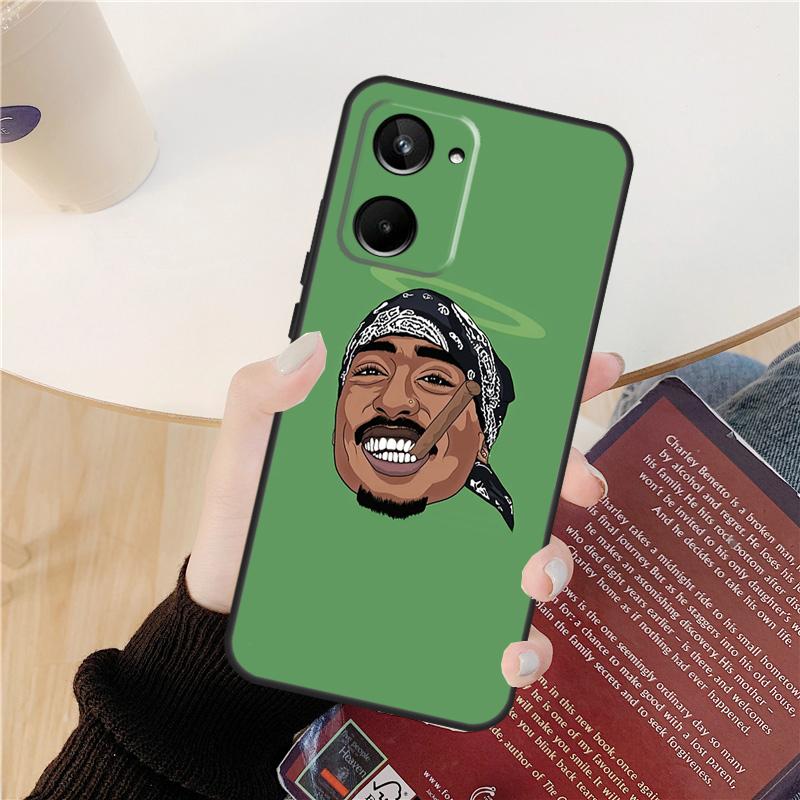 Рэпер 2pac Певец Tupac Чехол Для Realme GT 7 Pro GT 6T 6 5 C55 C53 C51 C21Y C25S C61 C67 C75 10 11 12 13 14 Pro Plus