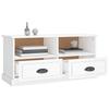 Vidaxl Szafka Pod Tv, Biała Na Wysoki Połysk, 93X35,5X45 Cm