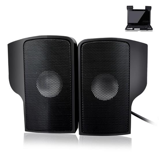 Mini Portable USB Clip-on Stereo Speaker Soundbar for Notebook Laptop Phone