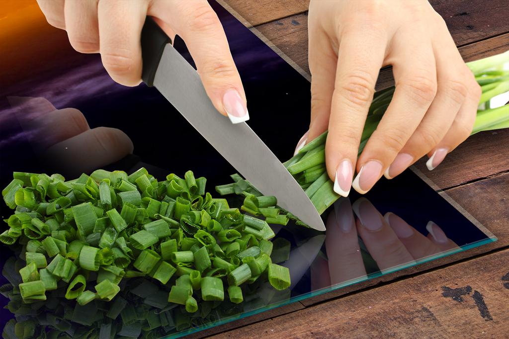 Glass protective plate for the stove 50x52 Sun