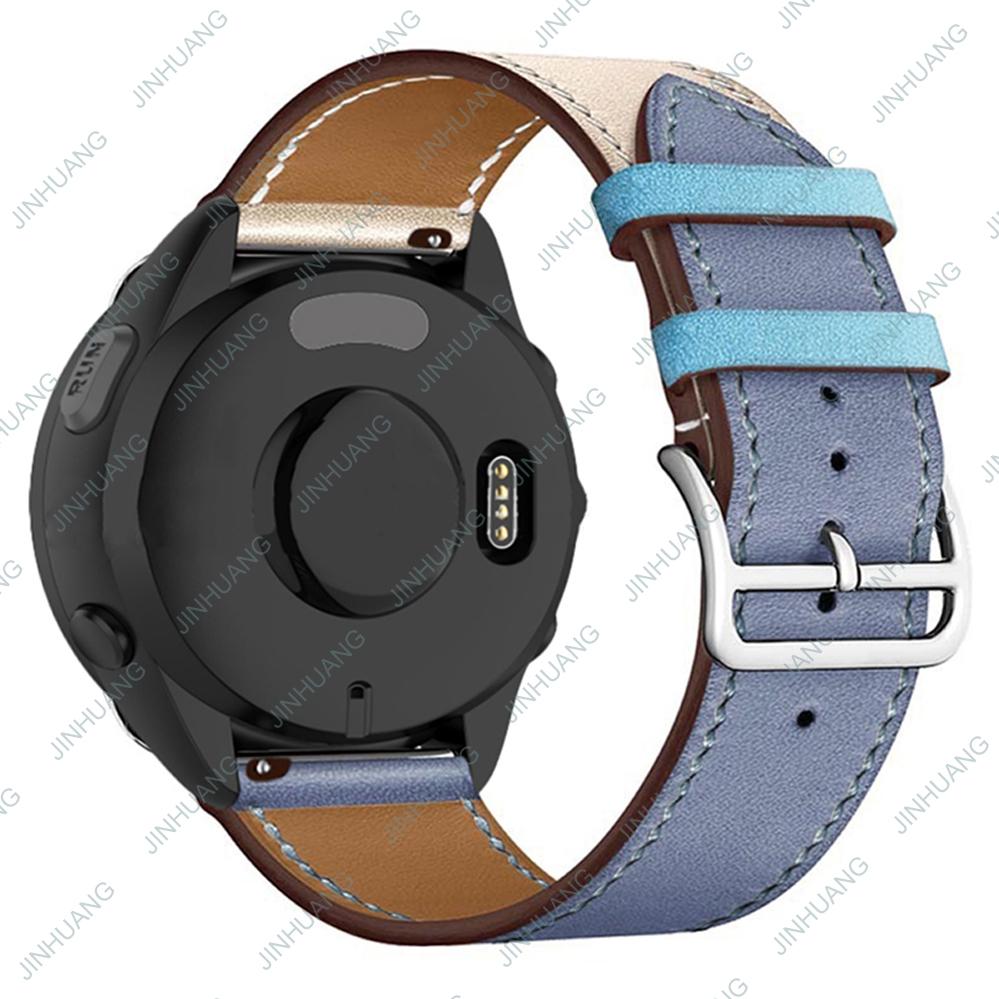 Кожаный ремешок для GARMIN venu 3 2 SQ2 2plus, роскошный ремешок для часов для active 6 5 vivoactive 4 3 vivomove 3, браслет с рисунками