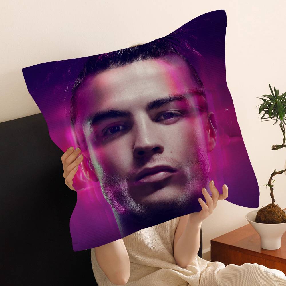 Football Star Number Personalized Pillow Cover Kids Bedroom Wild Party Decor Pillowcase kid Birthday shower Gift