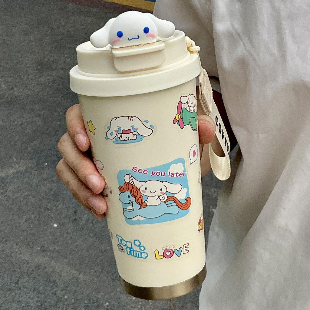 Термокружка Hello Kitty с двойными стенками из нержавеющей стали 316 для офиса и улицы