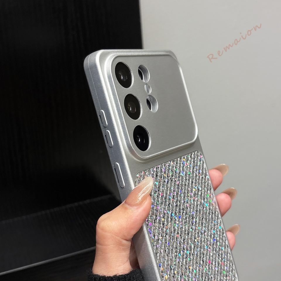 Новый чехол для телефона с магнитом и блестками для Samsung Galaxy S26 S23 S24 S2 S22 FE Ultra Note 20 Блестящий защитный чехол