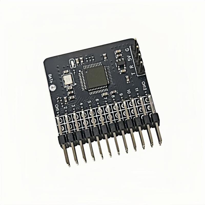 1Pcs 12CH CRSF ELRS PWM Adapter Board 12 PWM Outputs 5V BEC Durable for FPV Long Range Drone RC Model Modification