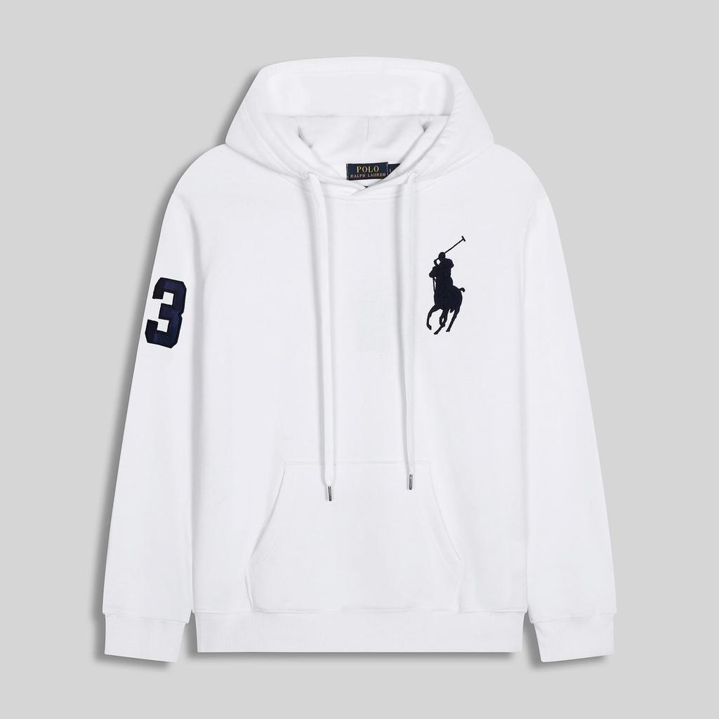 Мужской кардиган-поло с вышивкой Ralph RL - Свободный крой, Большой размер, Толстовка для весны и осени.