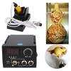 LH40-SA802 Digital Pyrography Machine Dual Port with Burning Pen Kit Wooden Craft ToolUK 220-240V