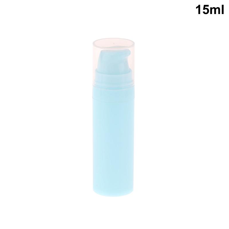 Многоразовые флаконы для лосьона с безвоздушным насосом, вакуумный контейнер для туалетных принадлежностей, пустой пластиковый косметический флакон 5 мл, 10 мл, 15 мл
