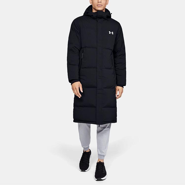 Under Armour Длинная куртка с капюшоном мужская верхняя одежда черная 1345057-001