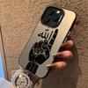 Черный Шрифт Аллах Подходит для IPhone 17 16 Pro 15 Pro 14 13 12 11 Pro Max 16 Plus 16E 17 Air Жесткий Ударопрочный Чехол Задняя Крышка