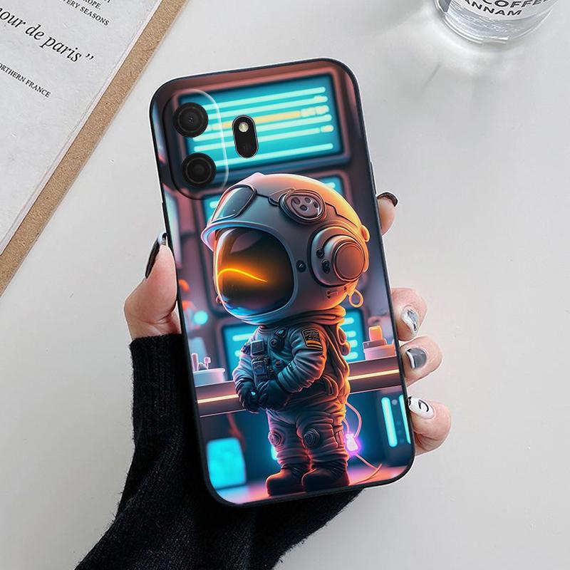 Для TCL Nxtpaper 70 Pro 5G Чехол Астронавт Панда Расписной Мягкий Силиконовый Задние Чехлы для Телефона TCL Nxtpaper 70Pro Чехол etui Fundas