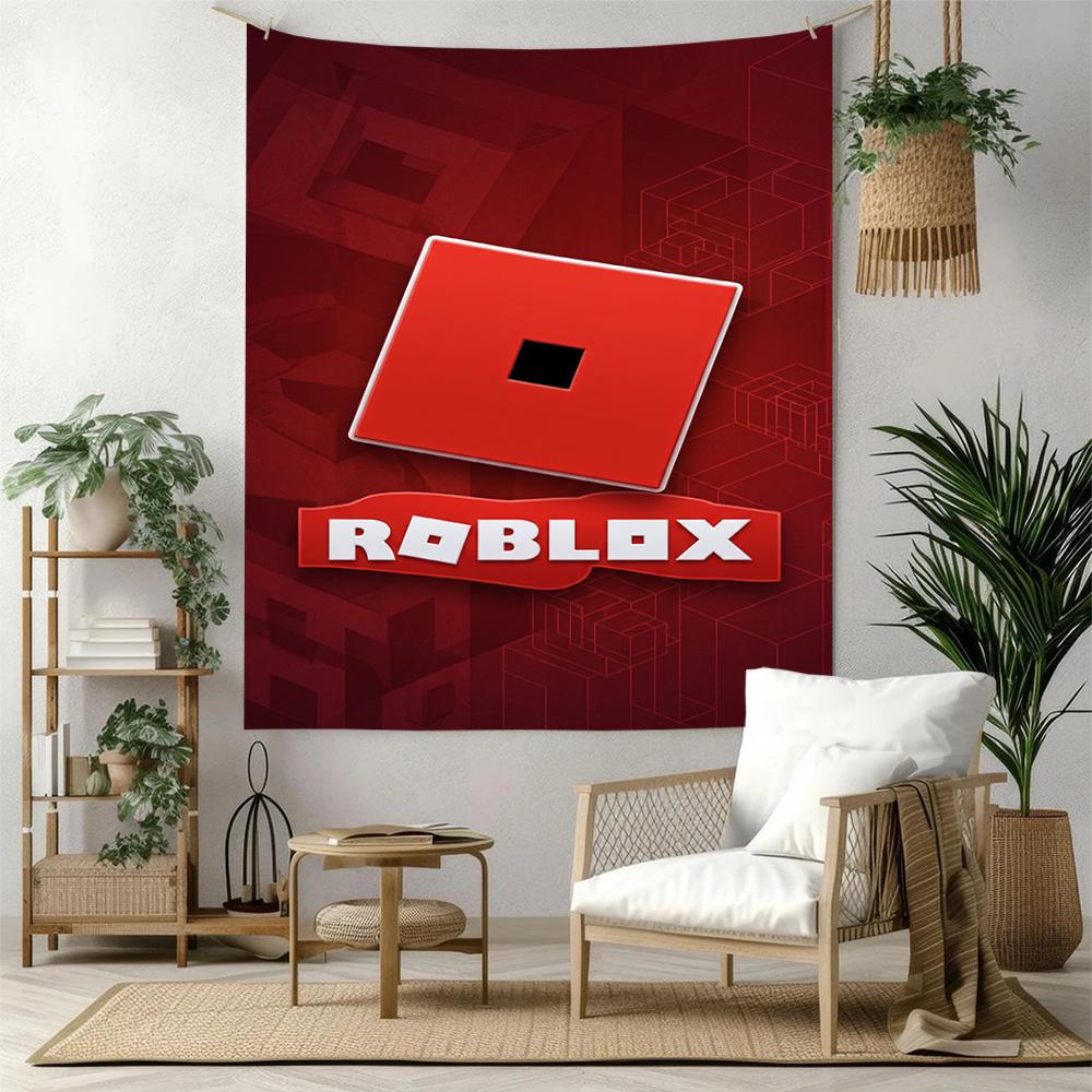 Roblox Wall Decor Tapestry Art For Pet Memorial Birthdaywedding Party Backdrop Family Gift