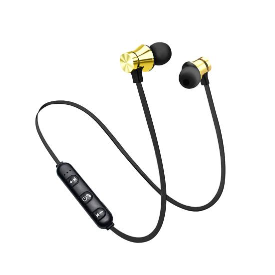 XT11 Neckband Earphone In-ear Magnetic Adsorption Sports Wireless Bluetooth-compatible Headset with Mic for Gaming