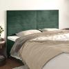 VidaXL Headboard Bedroom Furniture Bed Accessories Single Bed Heads Bed Frame Interiors Dark Green 3116529