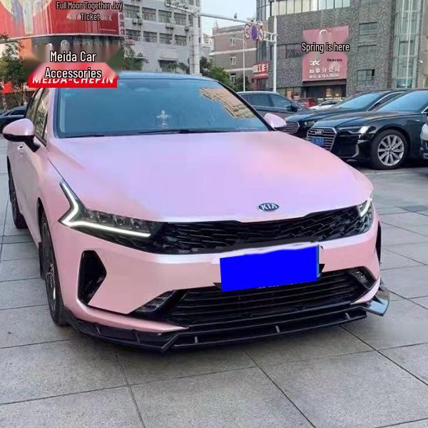 KIA K5 20-22 Передний сплиттер и боковые юбки: Набор из 3 предметов с защитой от царапин