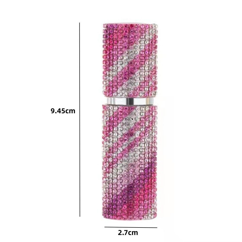Diamond-Encrusted Perfume Spray Bottle Fine Mist Cosmetic Containers Atomizer  Travel