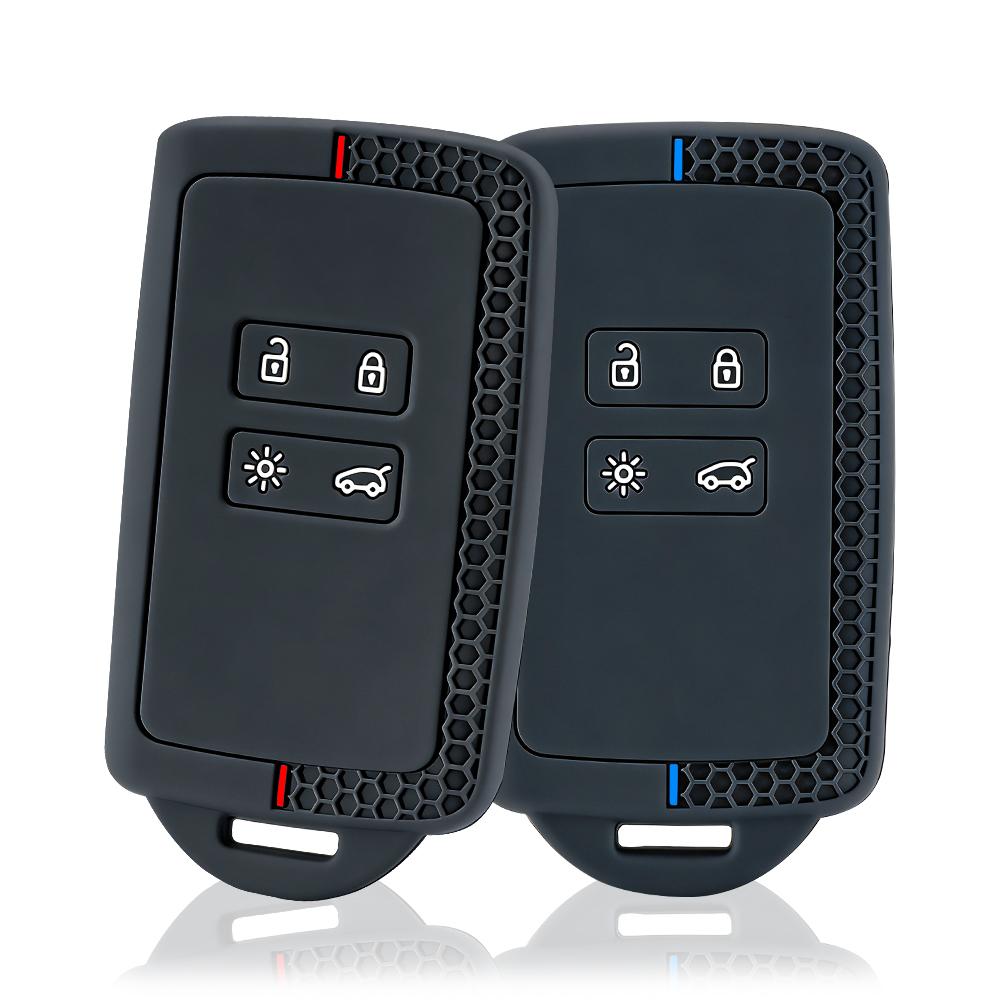 Силиконовый чехол для ключа для Renault Austral Kadjar Clio Megane Captur Arkana Koleos Zoe Scenic Dacia Sandero Duster Logan Jogger