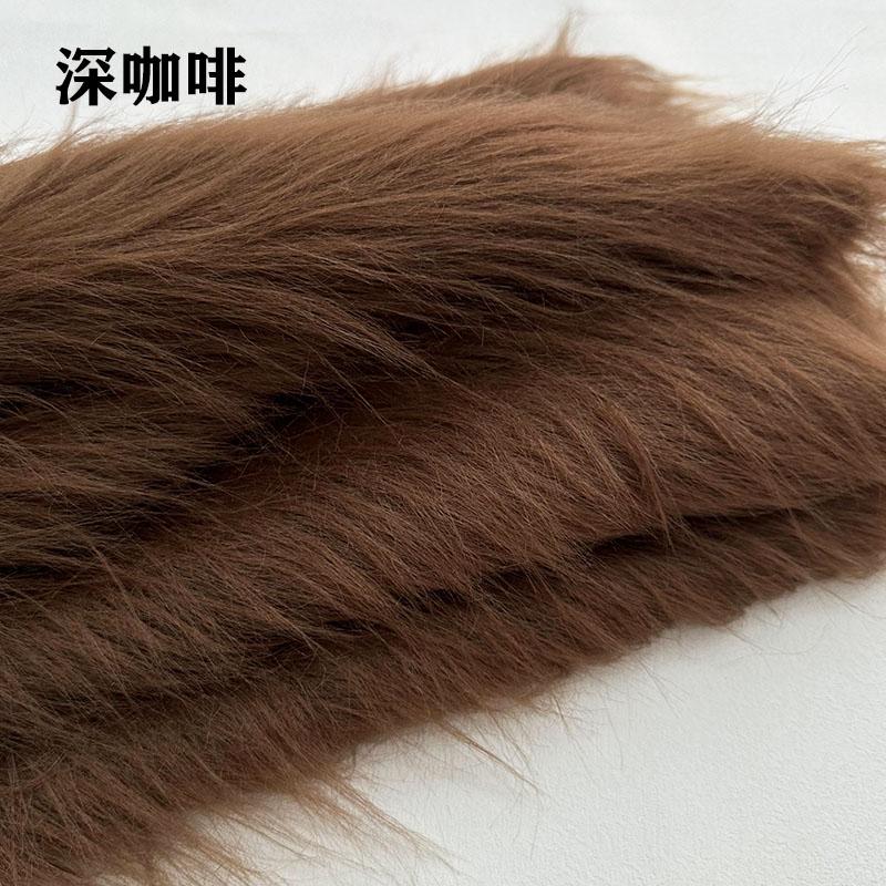 100x180 см длинный искусственный мех ткань ковер одежда кукла плюшевая мягкая игрушка для рукоделия DIY швейные принадлежности ручной работы