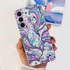 For Samsung Galaxy A24 4G Case Fashion Blue Butterfly Clear TPU Bumper Soft Fundas For Samsung A24 4G A 24 GalaxyA24 Phone Cover
