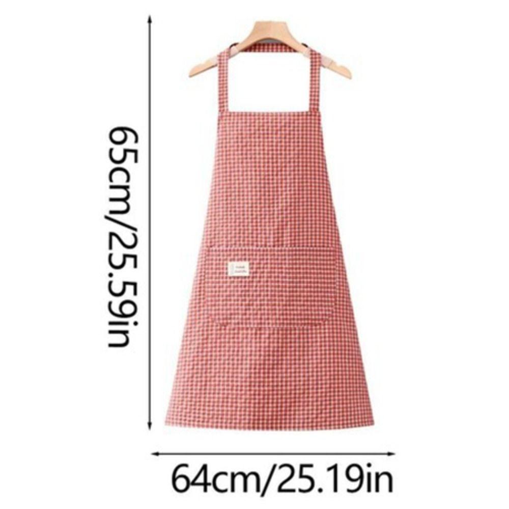 Breathable Pure Cotton Apron Portable Cooking Apron Work Clothes Gardening Apron Adult