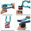 Can Opener Jar Opener Bottle Opener for Weak Hands, Seniors with Arthritis and Anyone with Low Strength, Mutil Jar Opener Get Lids Off Easily